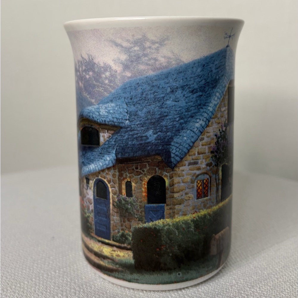 Thomas Kinkade “Art Mug “Lilac Cottage”– Painter of Light(F79)✨